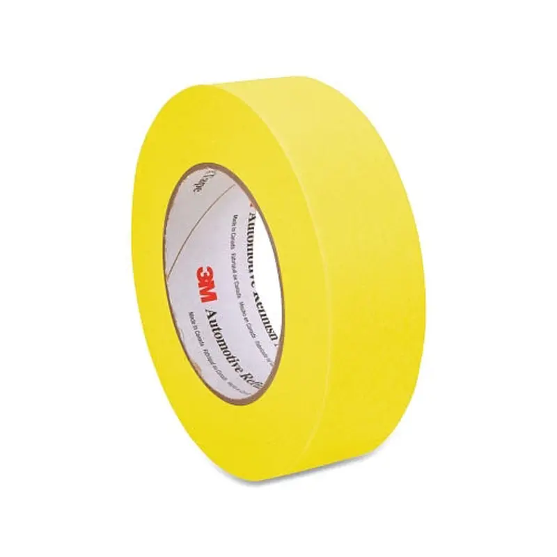 3M Automotive Refinish Masking Tape, 36 mm x 55 m, Yellow (405-051131-06654) 24 RL / CA