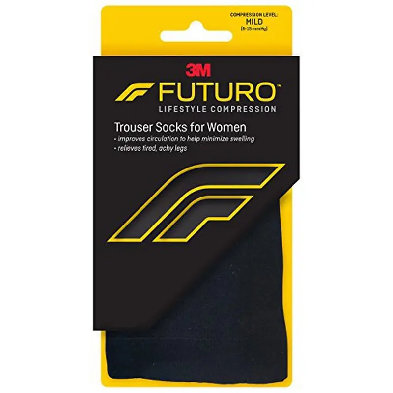 3M Futuro Compression Socks Knee High Large Black Closed Toe (1066565_PR) 1/PR