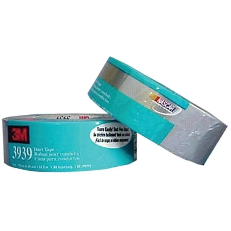 3M Heavy-Duty Silver Duct Tape 3939, Silver, 48 mm x 54.8 m x 9.0 mil (405-051131-06975) Each