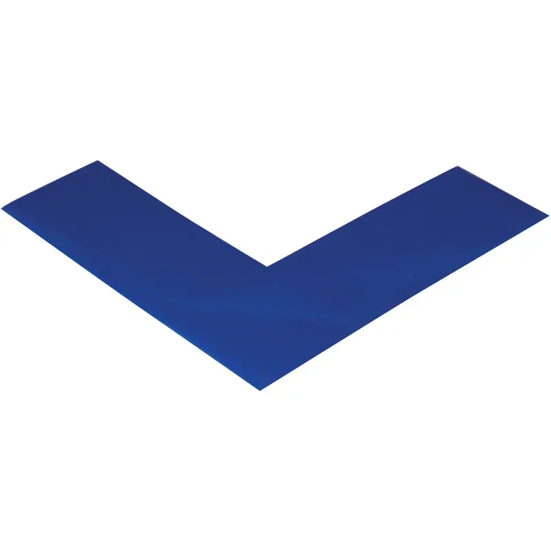 6" x 6" x 2" Blue Mighty Line Deluxe Safety Tape Angles (T9662B) Case Of 24