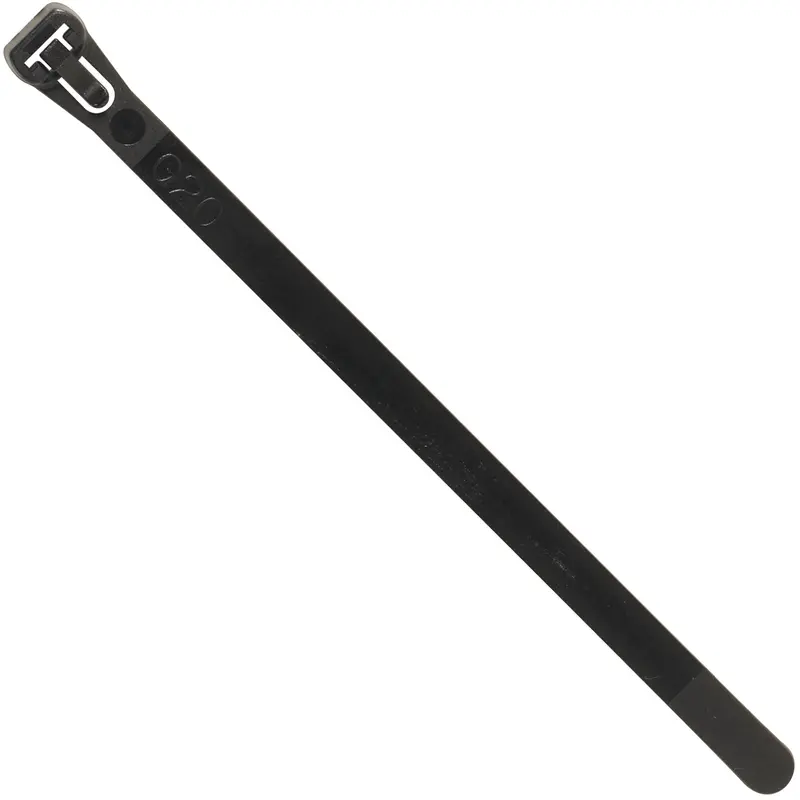 8" 50# Black Releasable Cable Ties (CTR85B) Case Of 1000