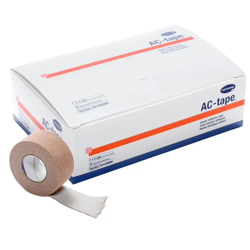 AC-tape Athletic Tape Tan 1 Inch X 5 Yard Cotton NonSterile (478274_BX) 12/BX