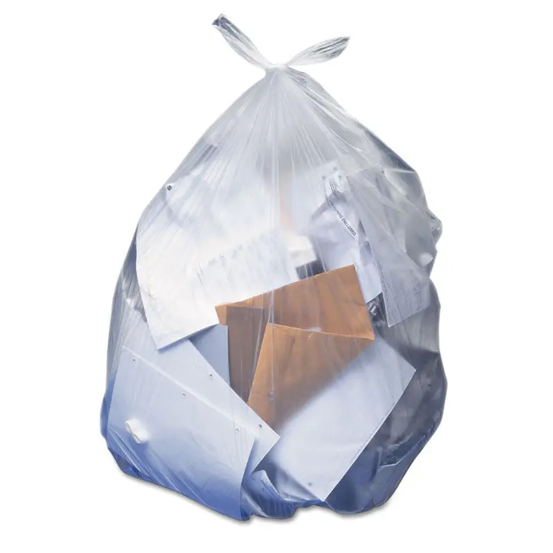 AccuFit Linear Low Density Can Liners with AccuFit Sizing, 23 gal, 0.9 mil, 28" x 45", Clear, 50/Box (HERH5645TCRC1) Box of 50