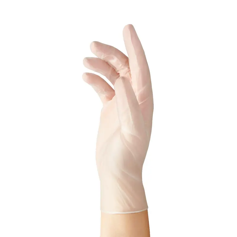 Accutouch Synthetic Powder-Free Clear Vinyl Exam Gloves, Size S, 100/BX (MDS192074H) Box of 100