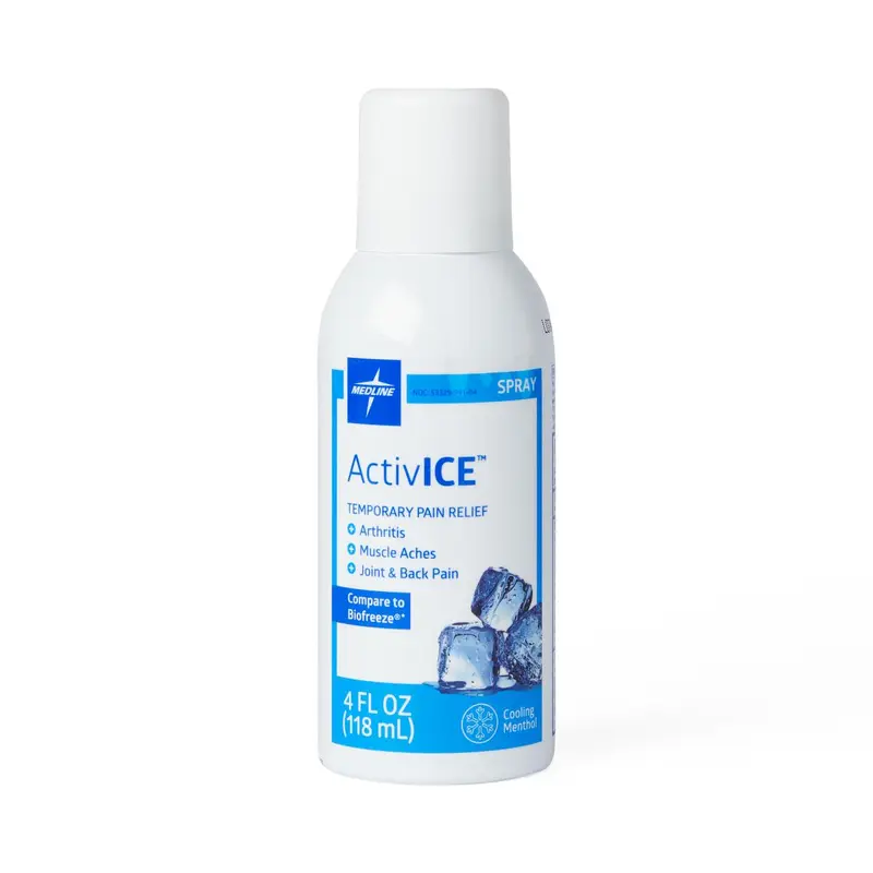 ActivICE Topical Pain Reliever, 4 oz. Spray, 24/CS (MDSAICESPRY) Case of 24