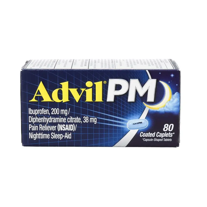 Advil PM Night Time Pain Relief 200 mg - 38 mg Strength Ibuprofen Capsule (1230529_BT) 1/BT