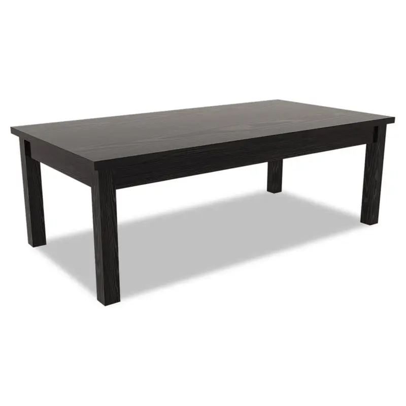 Alera Alera Valencia Series Occasional Table, Rectangle, 47.25w x 19.13d x 16.38h, Black (ALEVA7548BK) Each