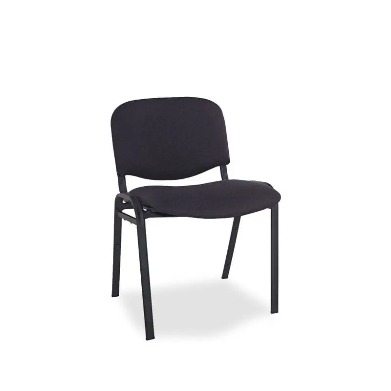 Alera Alera Continental Series Stacking Chairs, Supports Up to 250 lb, 19.68" Seat Height, Black, 4/Carton (ALESC67FA10B) Case of 4