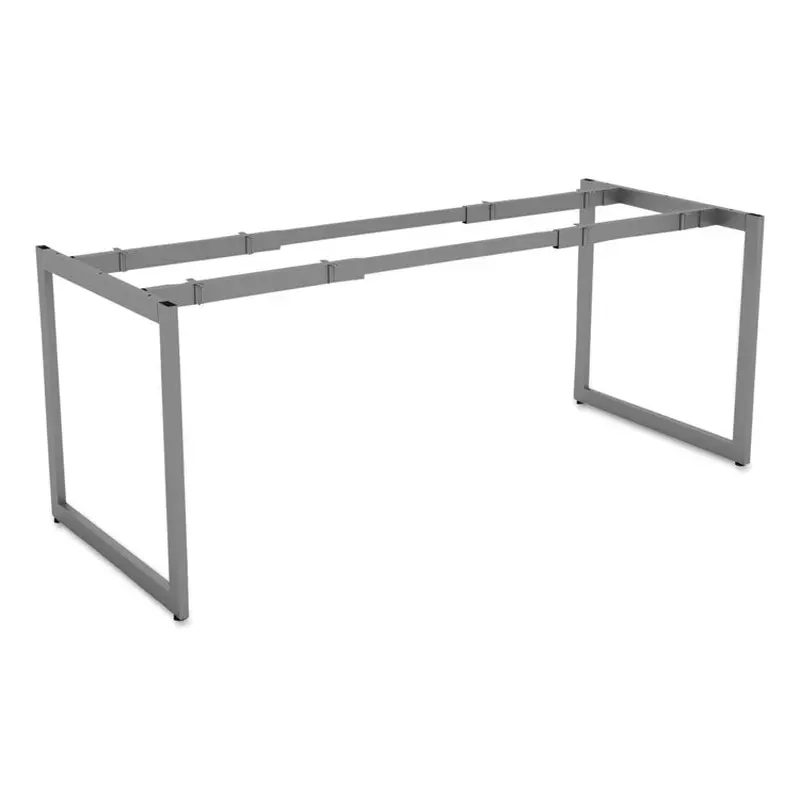 Alera Alera Open Office Desk Series Adjustable O-Leg Desk Base, 47.25 to 70.78w x 29.5d x 28.5h, Silver (ALELSTB30GR) Each