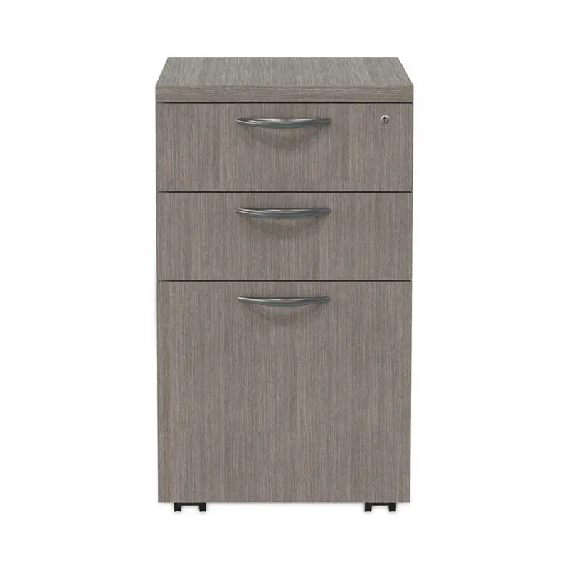 Alera Alera Valencia Series Mobile Pedestal File, Left/Right, 3-Drawer: Box/Box/File, Legal/Letter, Gray, 15.88 x 20.5 x 28.39 (ALEVA572816GY) Each