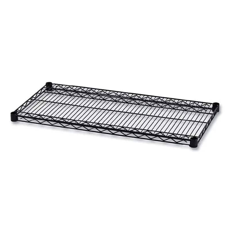 Alera Industrial Wire Shelving Extra Wire Shelves, 36w x 18d, Black, 2 Shelves/Carton (ALESW583618BL) Case of 2