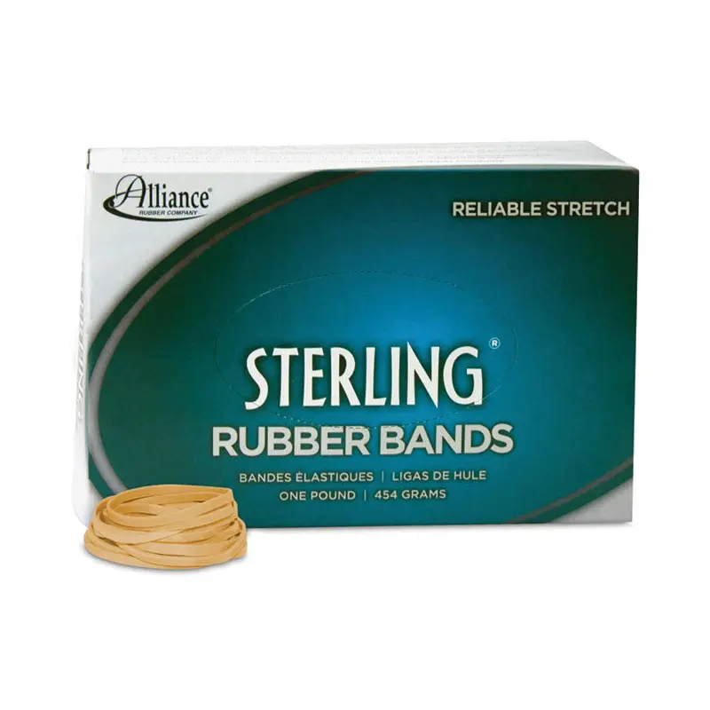 Alliance Sterling Rubber Bands, Size 31, 0.03" Gauge, Crepe, 1 lb Box, 1,200/Box (ALL24315) 1 Box