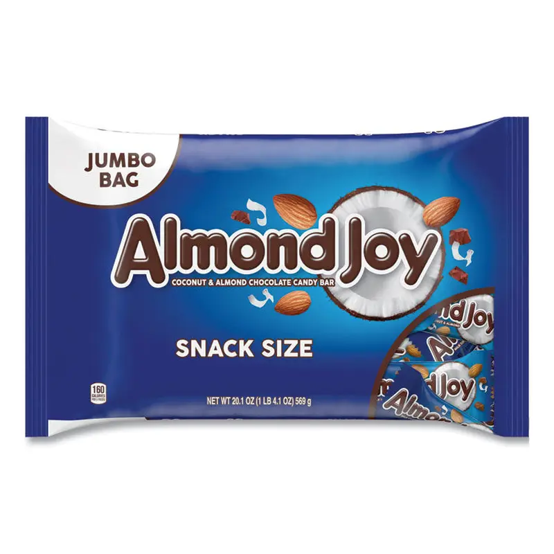 Almond Joy Snack Size Candy Bars, 20.1 oz Bag, 2/Carton, Ships in 1-3 Business Days (GRR24600348) Each