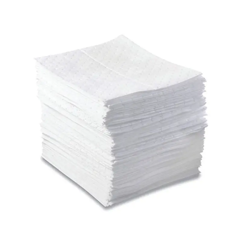 Anchor Brand Oil-Only Sorbent Pad, Heavyweight, Absorbs 20.5 gal, 15 in x 17 in, 100 Sheets (103-AB-BPO100) Each