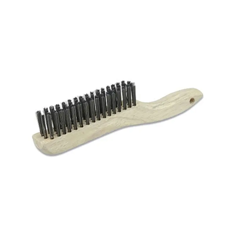 Anchor Brand Hand Scratch Brush, 4 x 16 Rows, 0.012 in Steel Fill, Shoe Handle (102-BW-112) Each