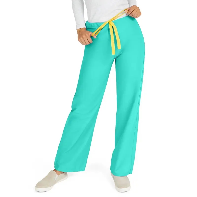 AngelStat Unisex Reversible Scrub Pants with Drawstring Waist, Jade, Size 5XL, Color Code, 1 EA (M600NTJ5XL-CM) Each