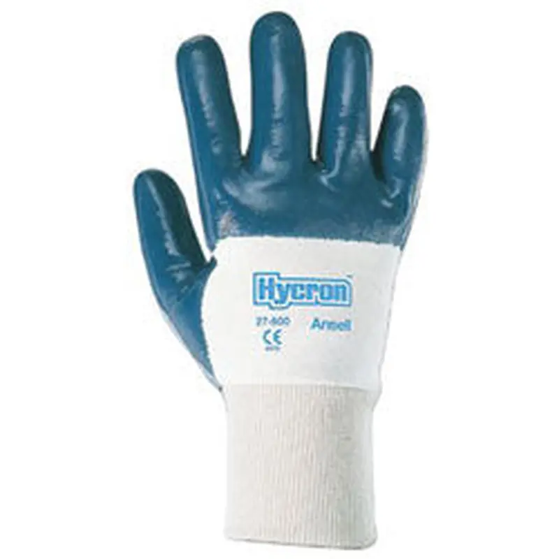 Ansell ActivArmr 28-507 Coated Gloves, Nitrile Coated, Size 9, Brown (012-28-507-9) 12 Pairs