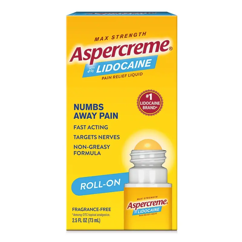 Aspercreme Topical Pain Relief 4% Strength Lidocaine Liquid (1230691_EA) 1/EA