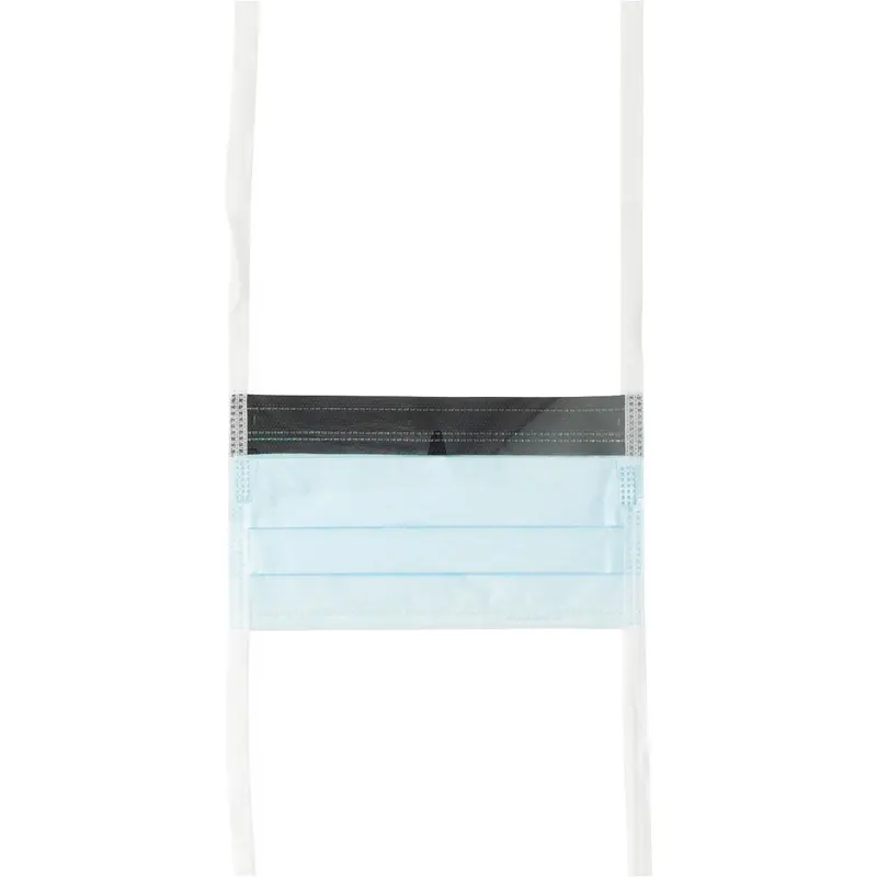 ASTM Level 1 Anti-Fog Surgical Mask with Eye Shield with Ties, 100/CS (NON27405) Case of 100