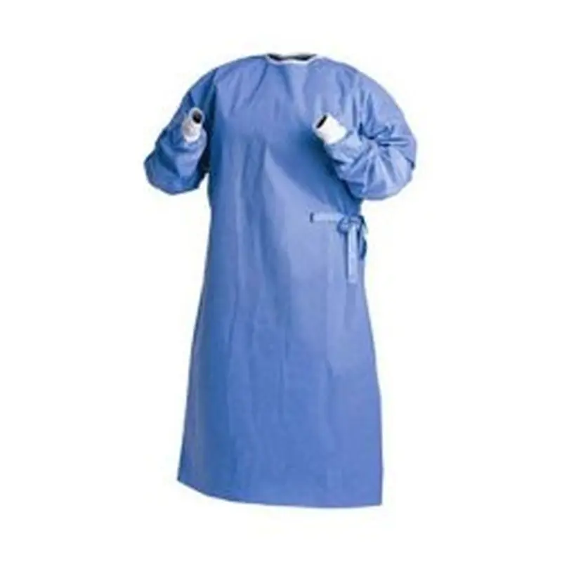 Astound Fabric-Reinforced Surgical Gown with Towel Large Blue Sterile AAMI Level 3 Disposable (273633_EA) 1/EA