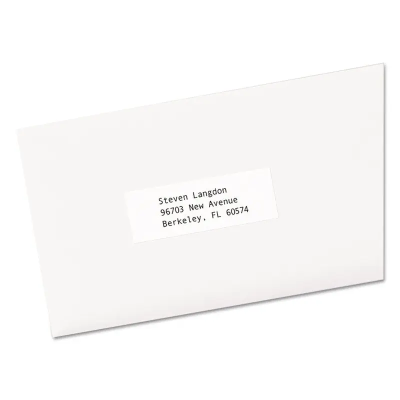 Avery Copier Mailing Labels, Copiers, 1 x 2.81, White, 33/Sheet, 500 Sheets/Box (AVE5334) Box of 16500