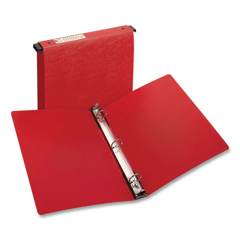 Avery Hanging Storage Flexible Non-View Binder with Round Rings, 3 Rings, 1" Capacity, 11 x 8.5, Red (AVE14803) Each