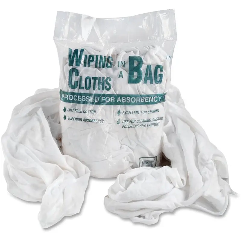 Bag A Rags Cotton Wiping Cloths, Assorted Sizes, 1lb, 12BG/CT, WE/BE (OFX00070CT) Case of 12