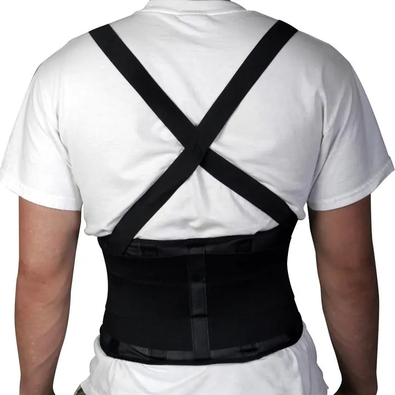 Back Support with Suspenders, Black, Size S for 25"-30" Waist, 1 EA (NON11351S) Each