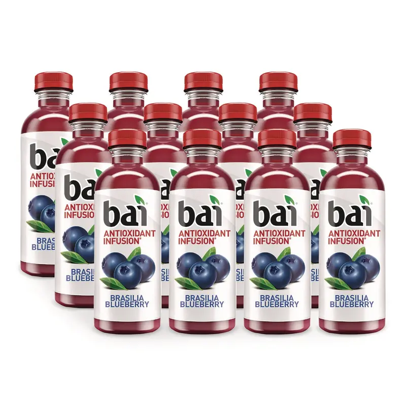 Bai Antioxidant Infused Beverage, Brasilia Blueberry, 18 oz Bottle, 12/Carton (DPP2712518) Case of 12