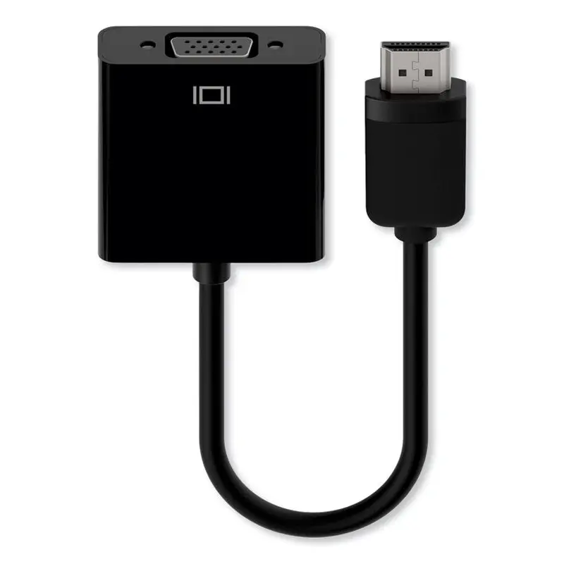 Belkin HDMI to VGA   3.5mm Audio Adapter, 5", Black (BLKF2CD058) Each