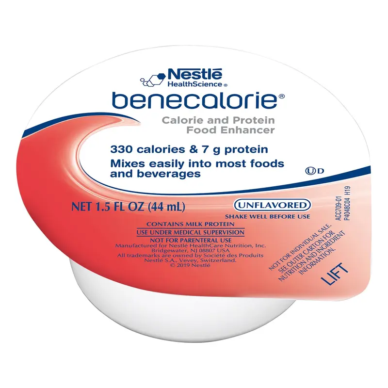 Benecalorie Oral Supplement Unflavored Liquid 1.5 oz. Cup (460437_CS) 24/CS