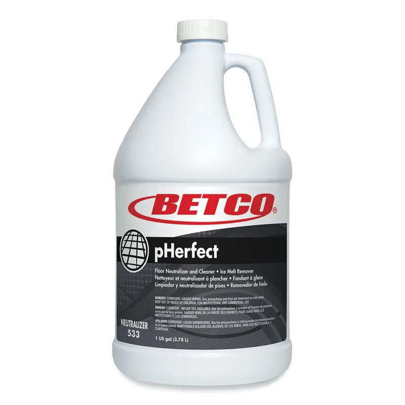 Betco pHerfect Floor Neutralizer and Cleaner, Characteristic Scent, 1 gal Bottle, 4/Carton (BET5330400) Case of 4