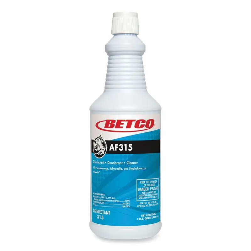 Betco AF315 Disinfectant Cleaner, Citrus Floral Scent, 32 oz Bottle, 12/Carton (BET3151200) Case of 12