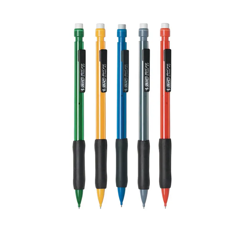 BIC Xtra-Comfort Mechanical Pencil, 0.7 mm, HB (#2), Black Lead, Assorted Barrel Colors, Dozen (BICMPG11) 1 Dozen