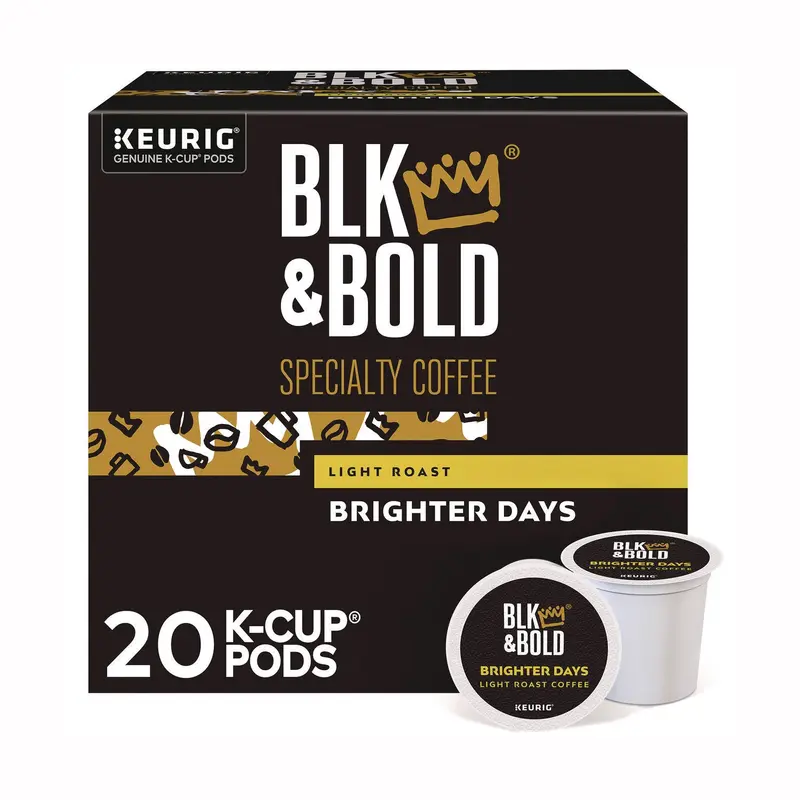 BLK & Bold Brighter Days Coffee K-Cups, 20/Box (BKD5000372406) Box of 20