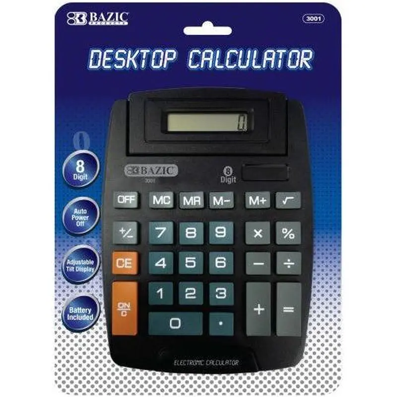 8 DIGIT LARGE DESKTOP CALCULATOR