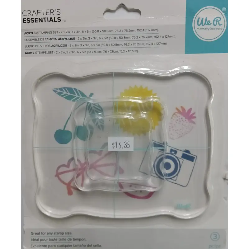 ACRYLIC BLOCK SET 3PCS
