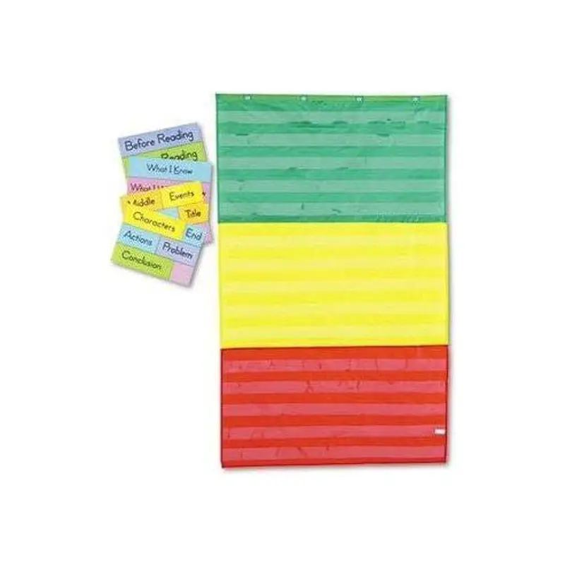 ADJUSTABLE POCKET CHART 15 POCKETS