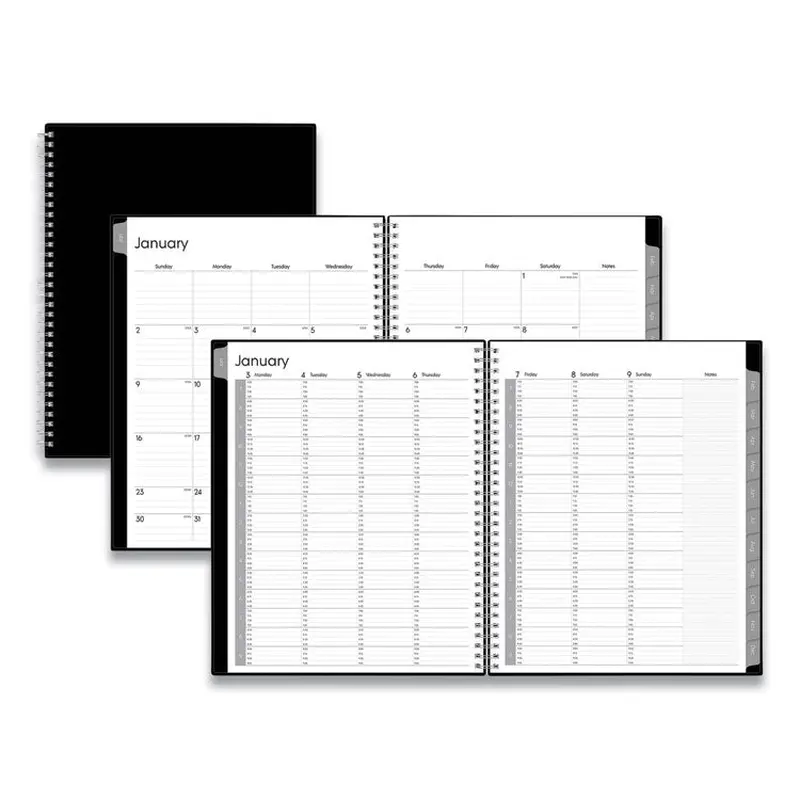 Blue Sky Enterprise Weekly Appointment Planner, 11 x 8.5, Black Cover, 12-Month (Jan to Dec): 2026 (BLS111289) Each