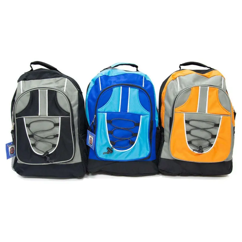 BACKPACK 17" BLACK, BLUE, ORANGEORANGE/GRAY