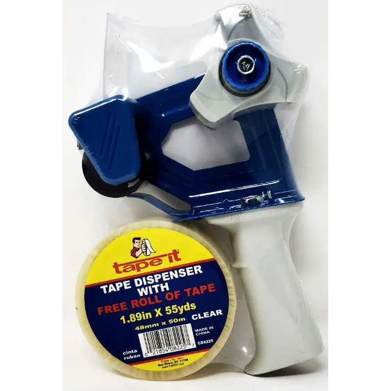 TAPE DISPENSER W/TAPE 2" X 55 YDS