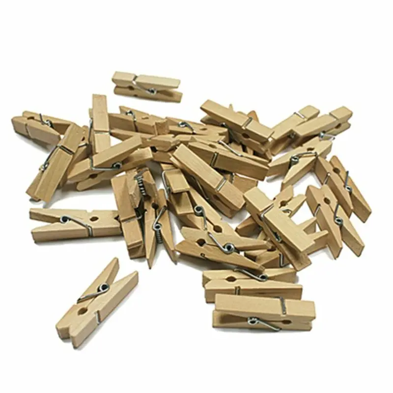 WOOD CLOTHE PINS 1 3/8" NATURAL 35PCS