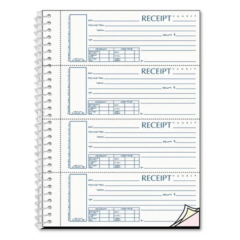 BOOK,RECPT,MONEY,2-3/4X7