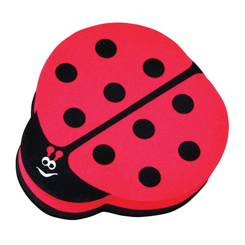 Ashley Lady Bug Magnetic Whiteboard Eraser, 3.75" (ASH 10015)
