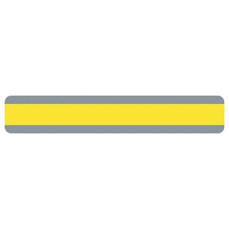 Ashley Double Wide Sentence Strip Reading Guide, 1.25" X 7.25", Assorted ColorsYellow