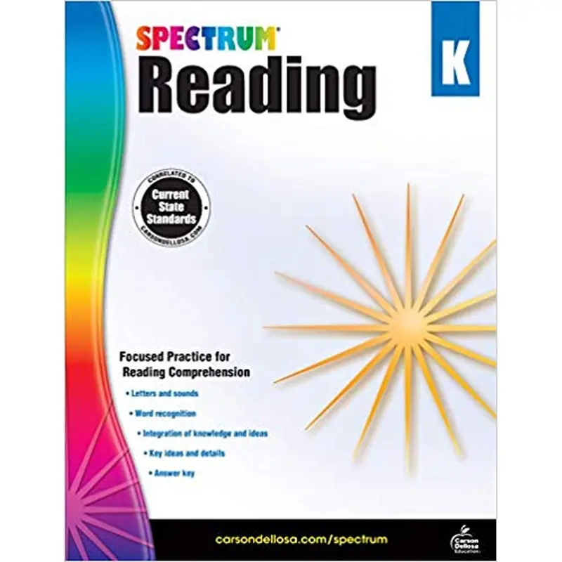 Spectrum Reading Workbook, Kindergarten (CD 704578)