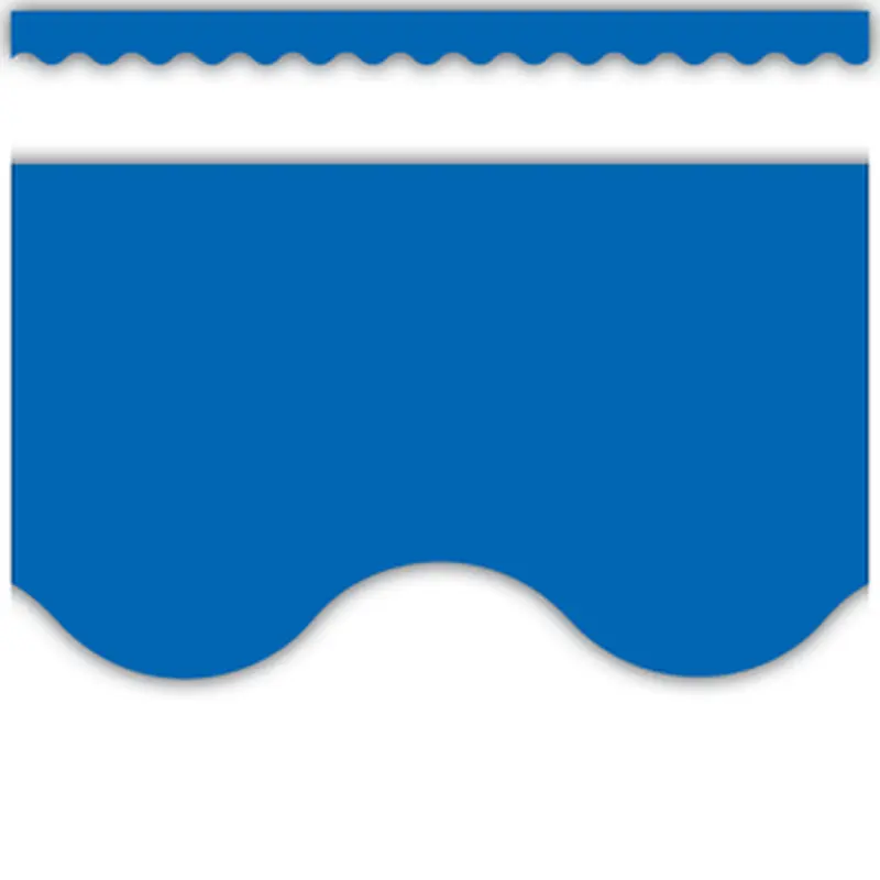 Teacher Created Blue Scalloped Border Trim (TCR 4173)