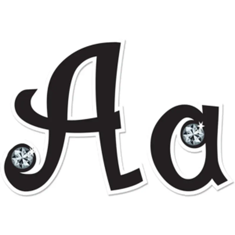Teacher Created 5" Bling Letters with Jewels (TCR 75178)