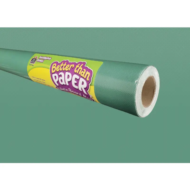 Teacher Created EUCALYPTUS GREEN Better Than Paper Bulletin Board Roll, 4' x 12' (TCR 77464)