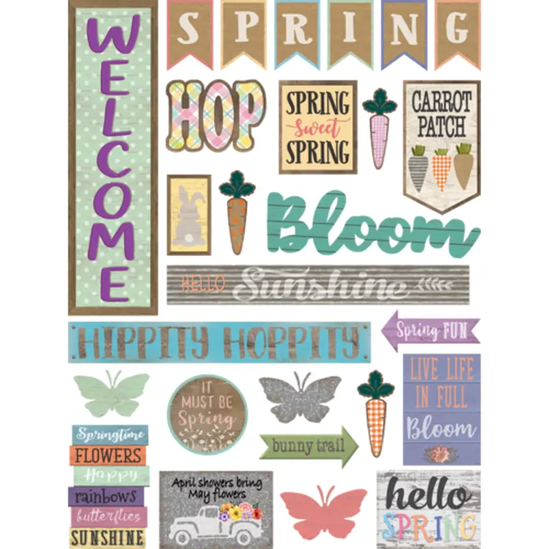 Teacher Created Home Sweet Classroom Spring Mini Bulletin Board (TCR8578)